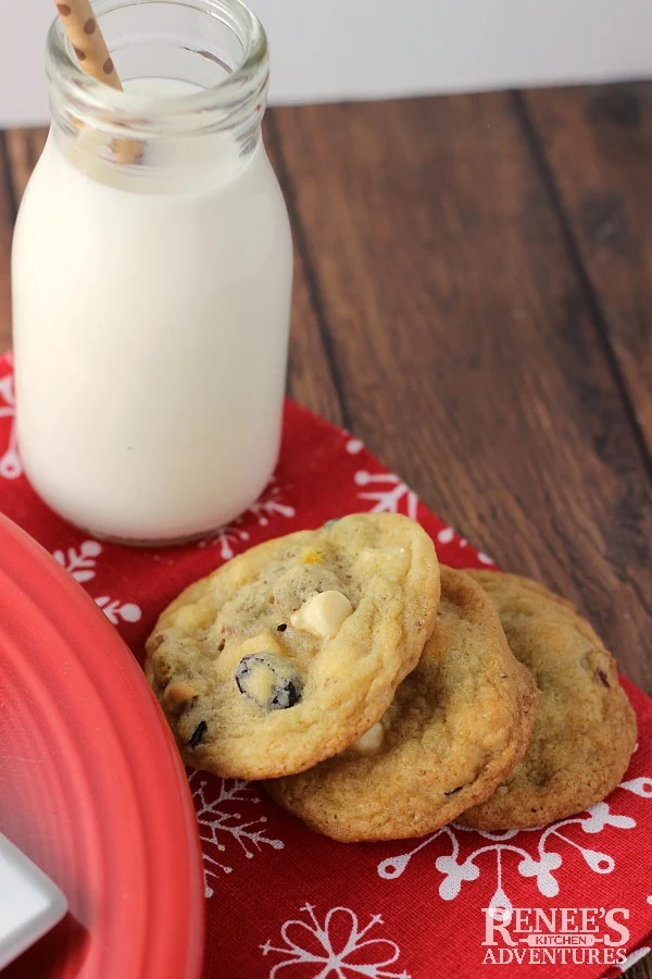 Orange Cranberry White Chocolate Chip Cookies