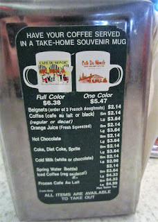 Cafe Du Monde Menu 2010