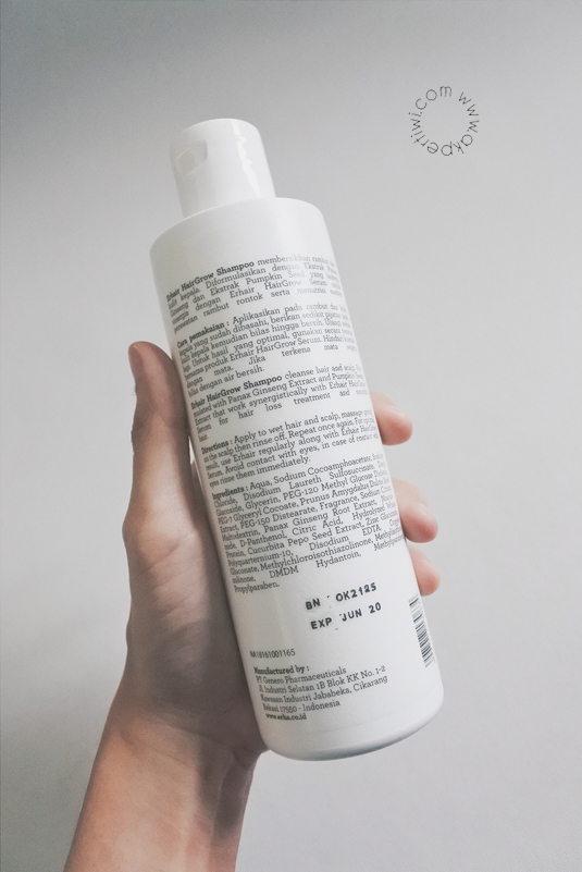 [REVIEW] Erhair Hair Grow Shampoo & Serum by Erha Dermatology