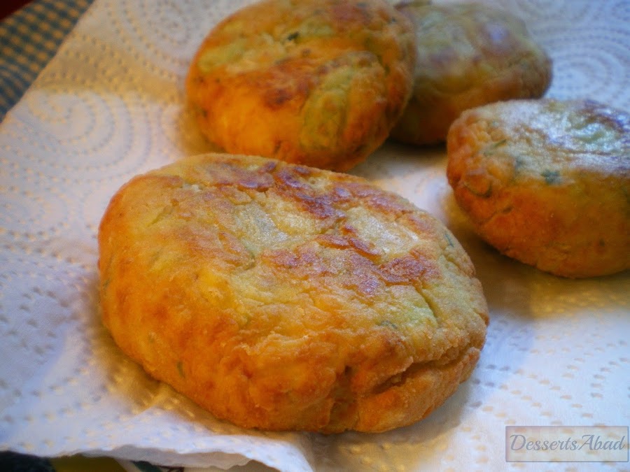 Hamburguesas de calabacín (Fritas)
