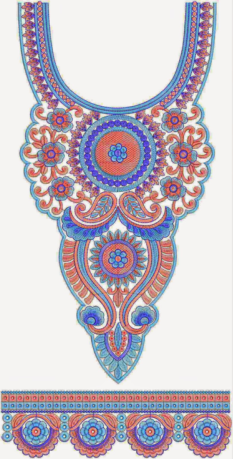 Top 40 Embroidery Net Fabric Kurti Designs PNG SVG