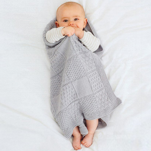 Textured Baby Blanket - Free Pattern 