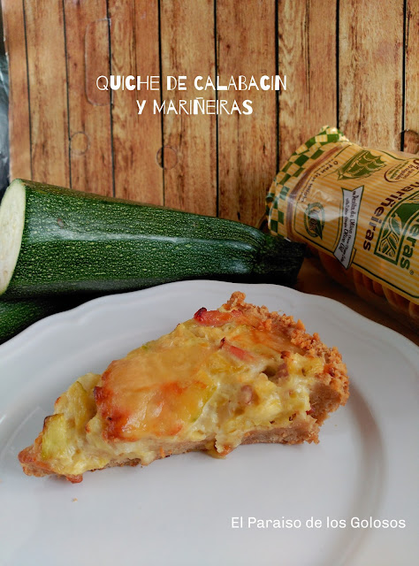 Quiche De Calabacin Y Mariñeiras
