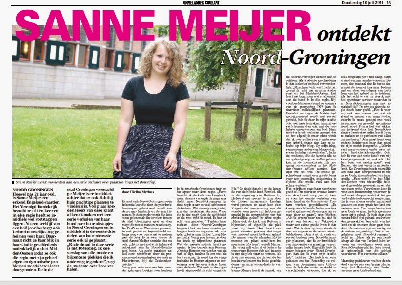 ''Sanne Meijer ontdekt Noord-Groningen''