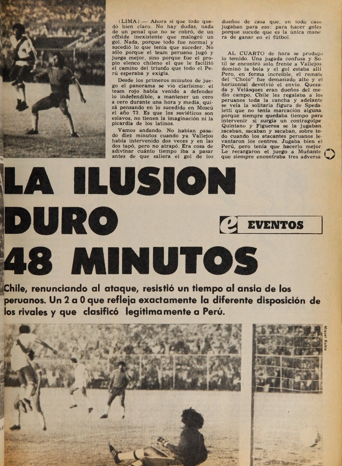 Partidos de la Roja [26/03/1977] PerúChile 20