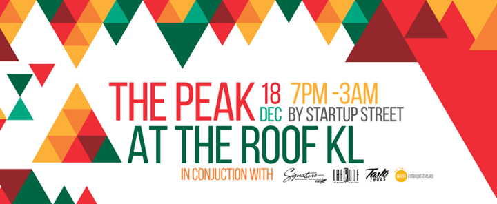 Event: Startup Street Presents The Peak (Signature, The Roof)