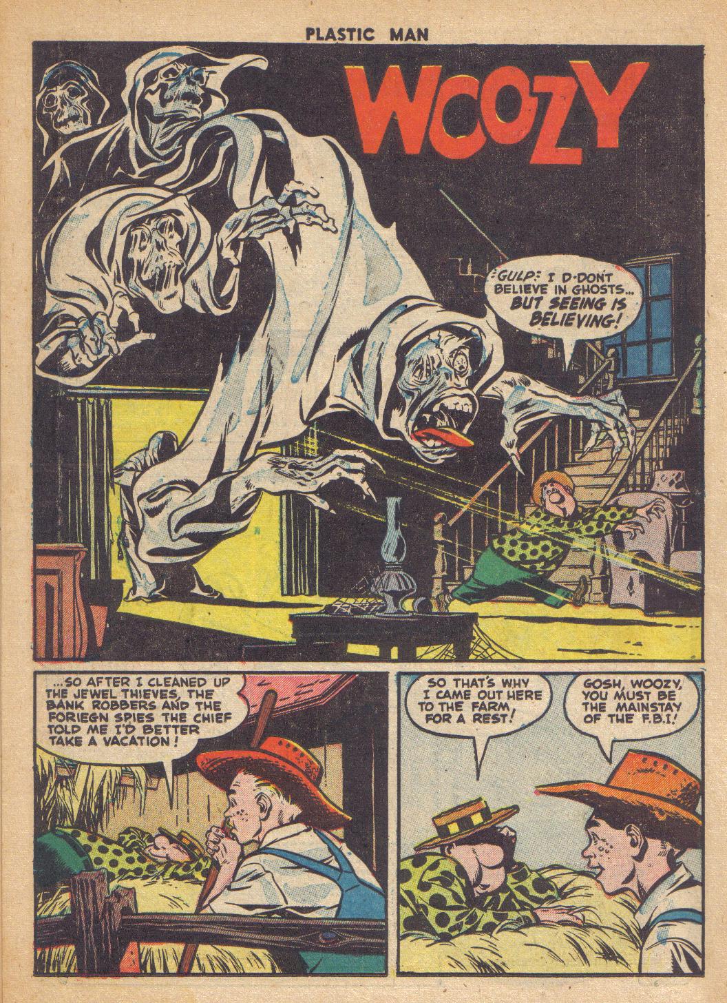 Read online Plastic Man (1943) comic -  Issue #39 - 14