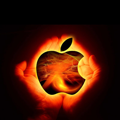 apple power logo wallpaper ipad