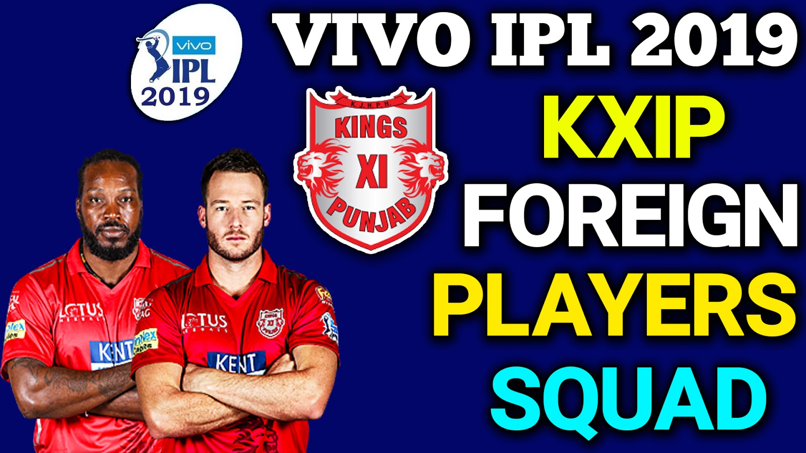 Kings XI Punjab Foreign Players List