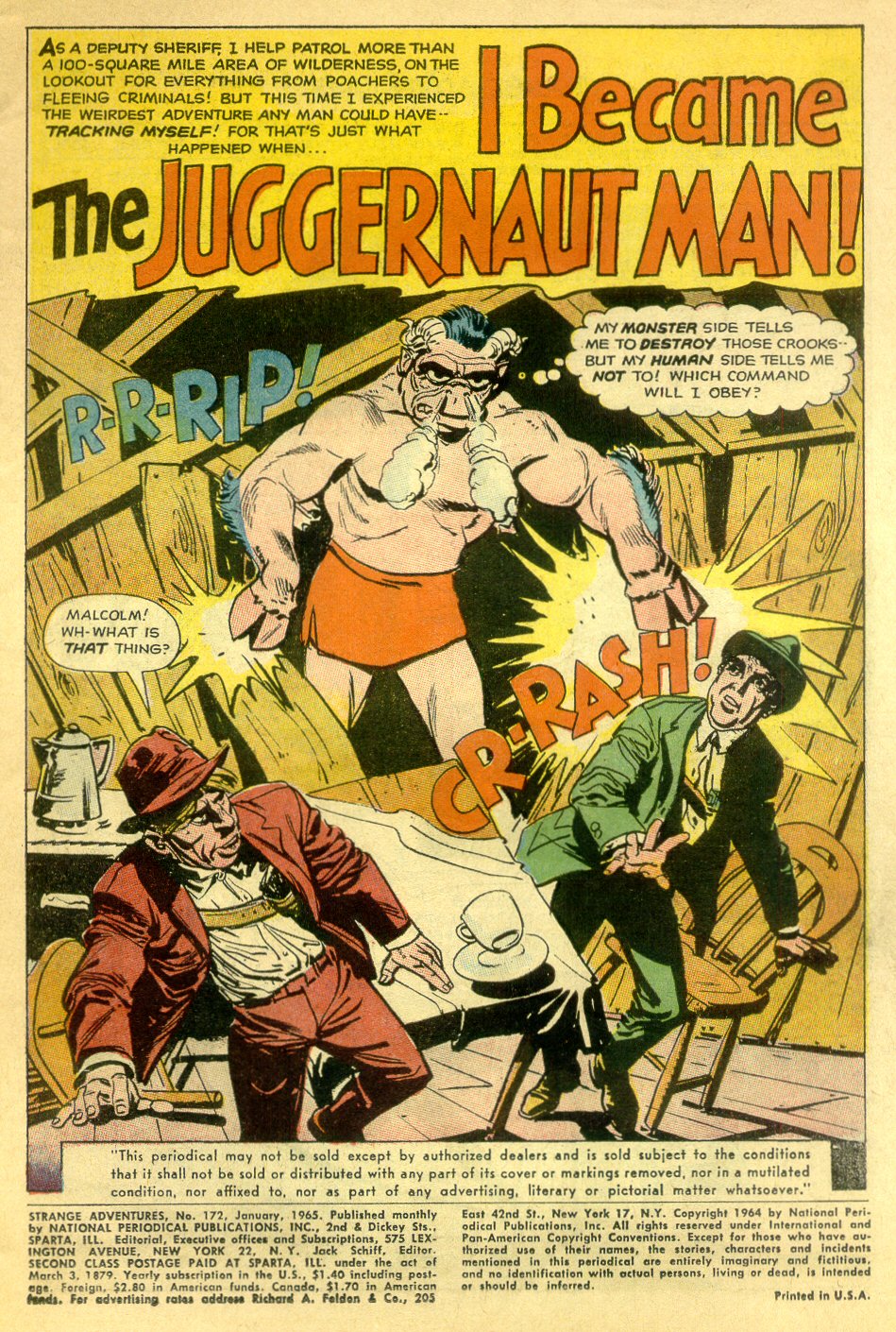 Read online Strange Adventures (1950) comic -  Issue #172 - 3