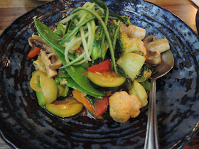 tsel nazom; stir fried vegetables; tibetan food;  shimbu