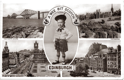 1950s Edinburgh Scotland Postcard