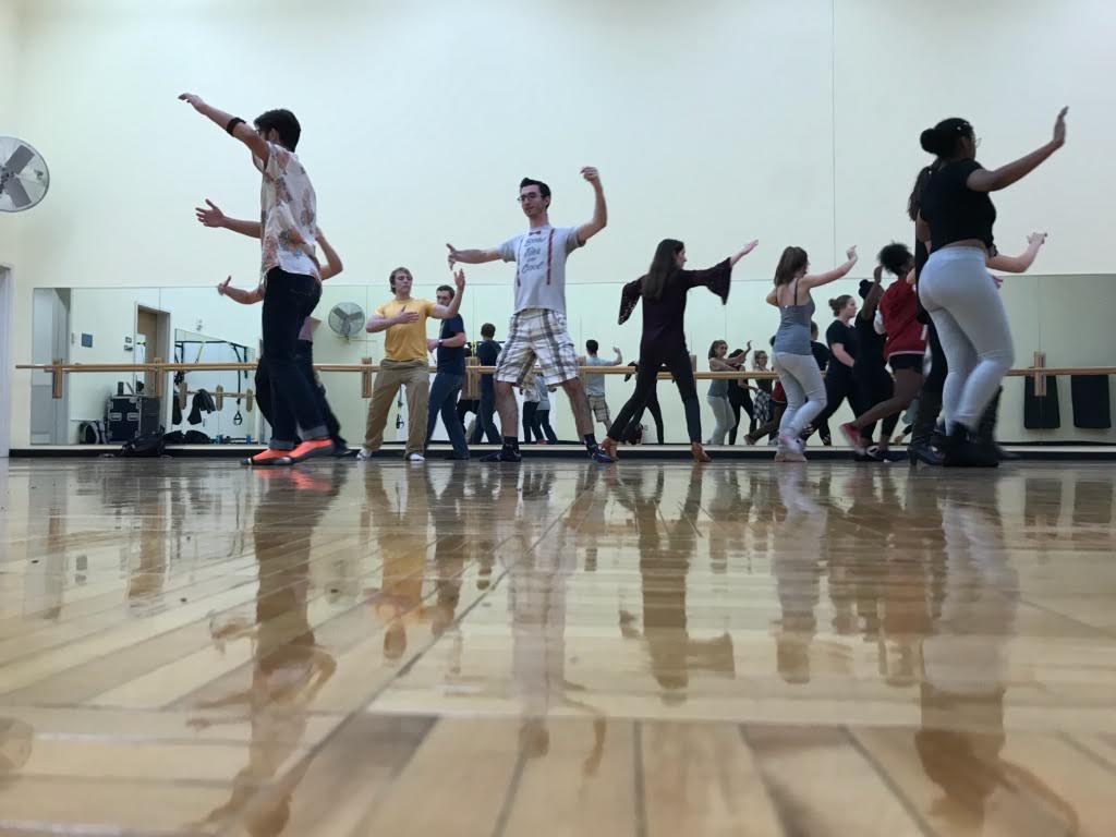 1st Practice And Floating Around The Dance Floor Already