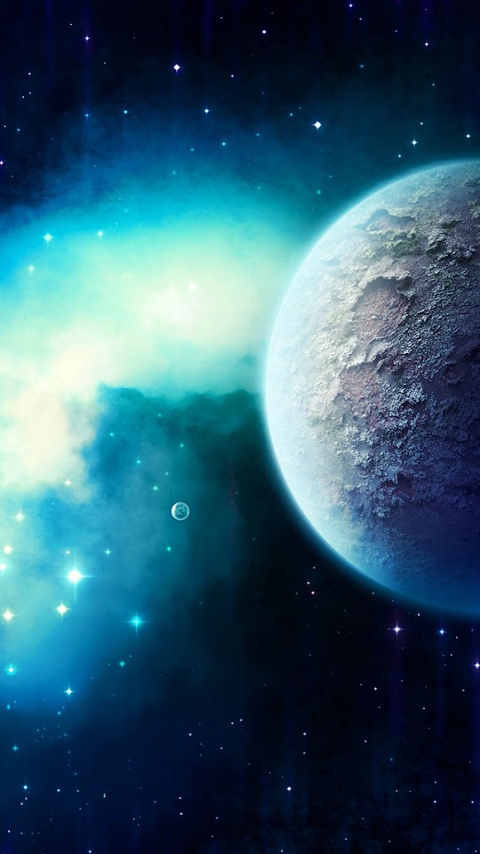   Planet In Starry Space   Galaxy Note HD Wallpaper