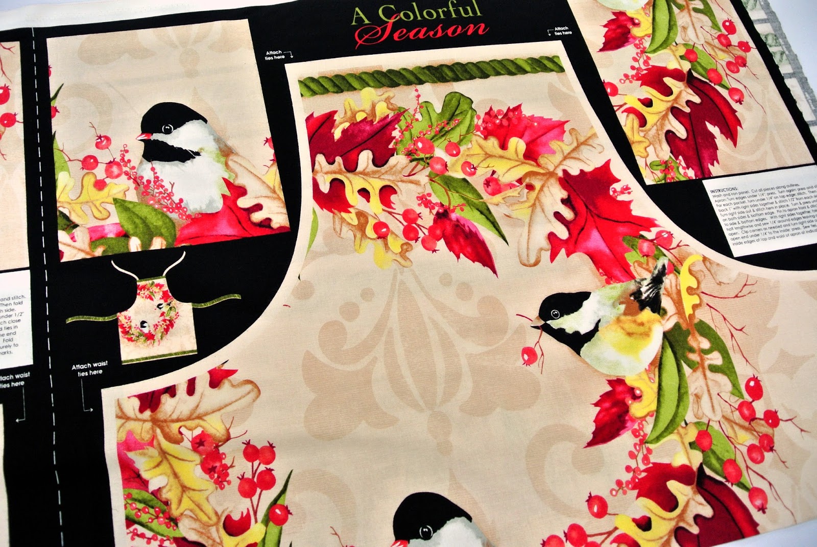 Treadle Yard Goods Apron Panels