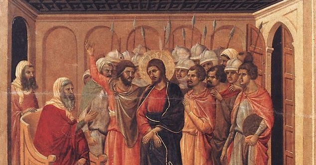panitaliano Cristo davanti al Sommo sacerdote (Anna) e il triplice jpg (634x332)