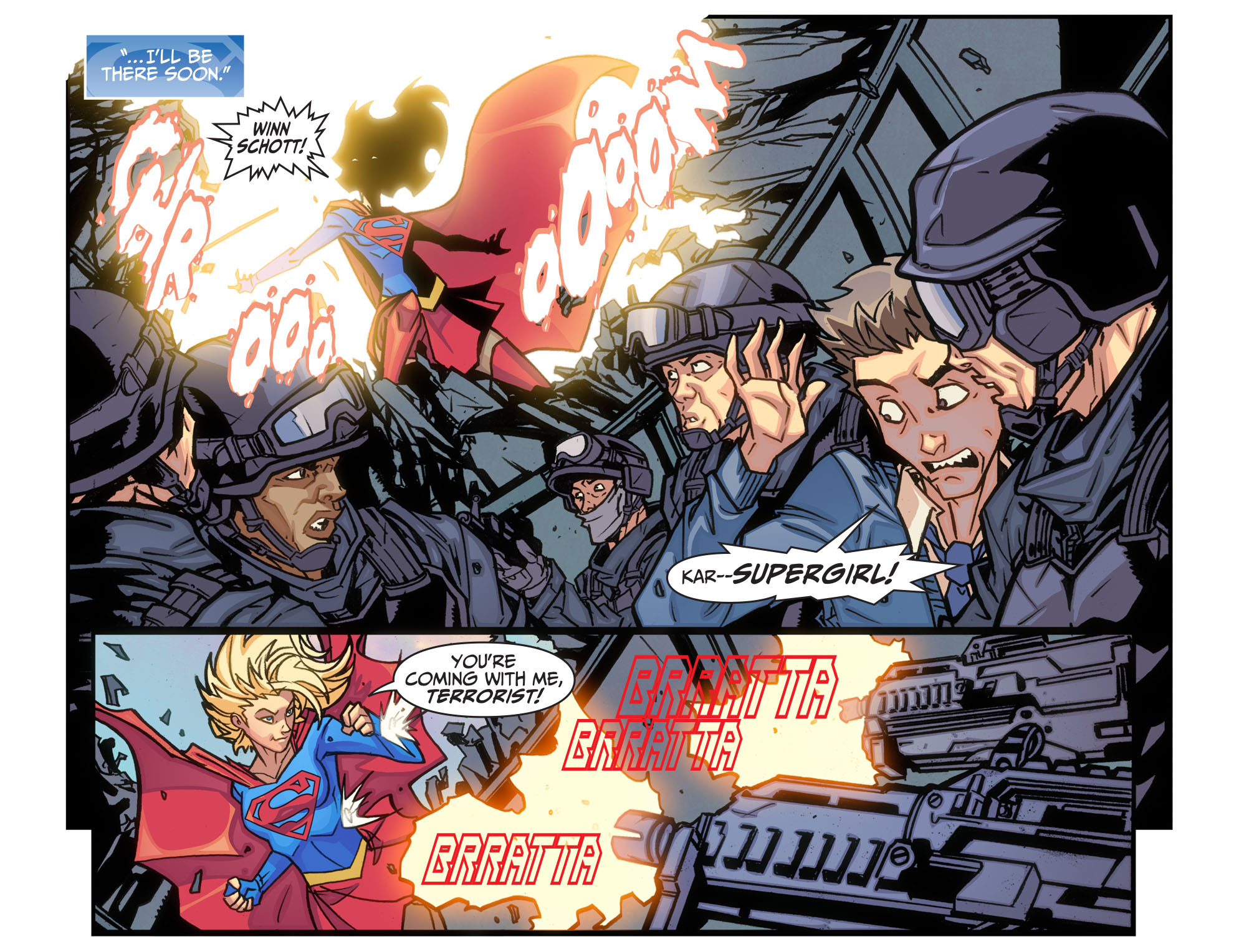 Read online Adventures of Supergirl comic -  Issue #4 - 17