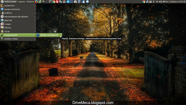 DriveMeca instalando MySQL Workbench en Linux Ubuntu paso a paso