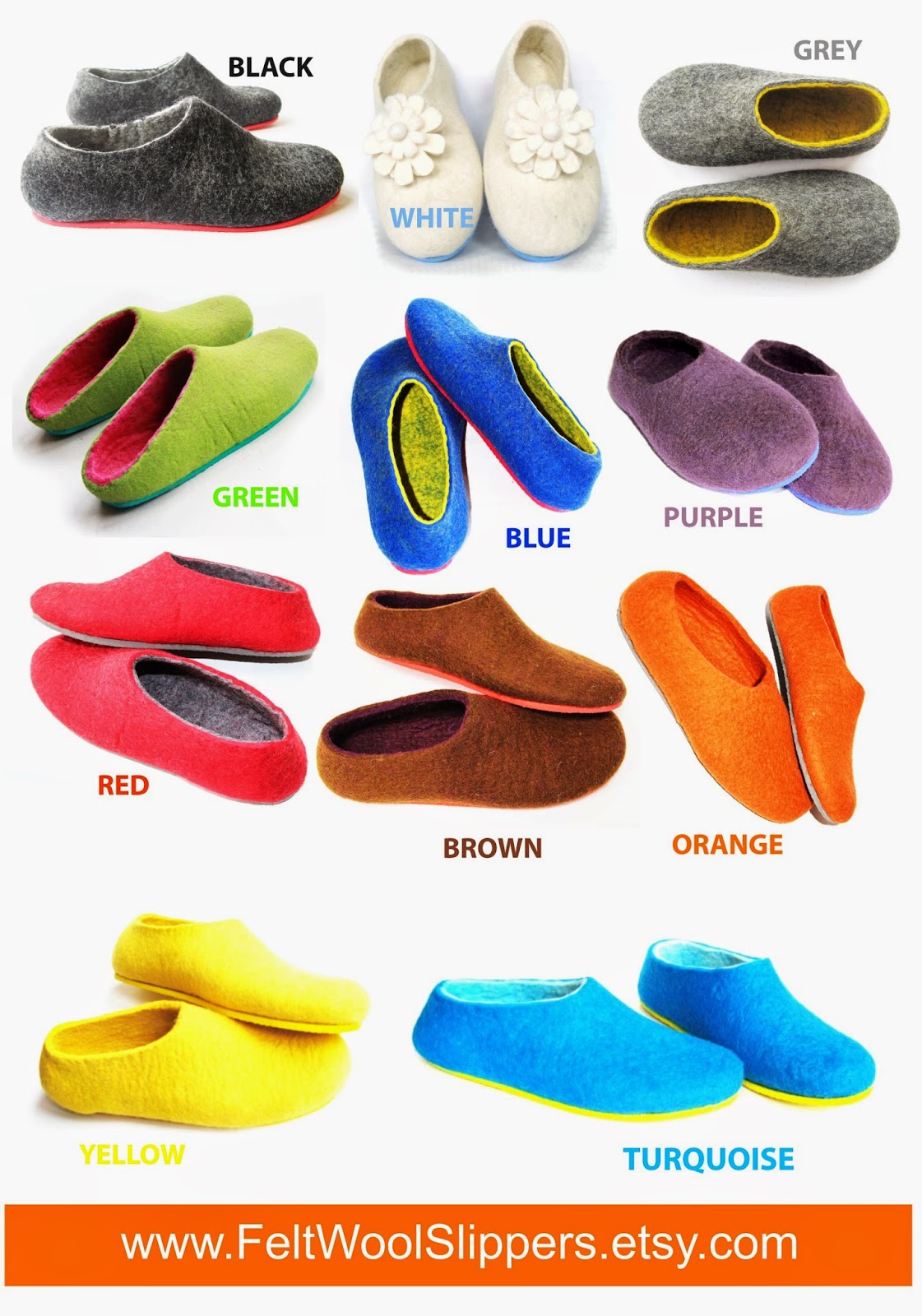 Felted Wool Slippers, Wool Boots, Cat Beds Color Meaning of Felt Wool