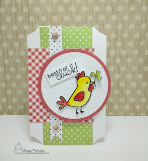 Best of Cluck Card By Diane Morales |  Chicken Scratches Stamp Set by Newton Nooks Designs.