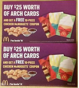 mcdonalds coupons 2018