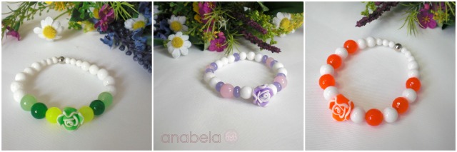 Pulseras elasticas de flores pulseras-flores-fluor