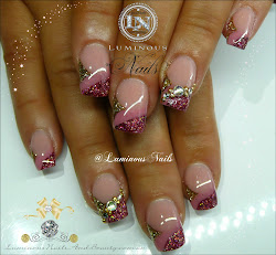 nails gold pink rose nail designs luminous acrylic bridesmaid silver gel young fuchsia soft metallic visit bridesmaids french roses