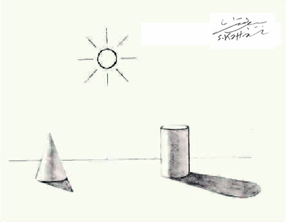 جماليات الرسم والتصوير إدراك الضوء والظل