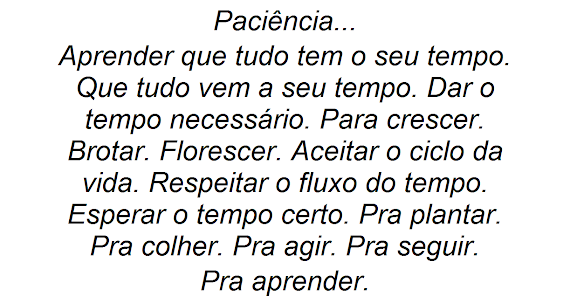 Frases Sobre Esperar O Tempo Certo