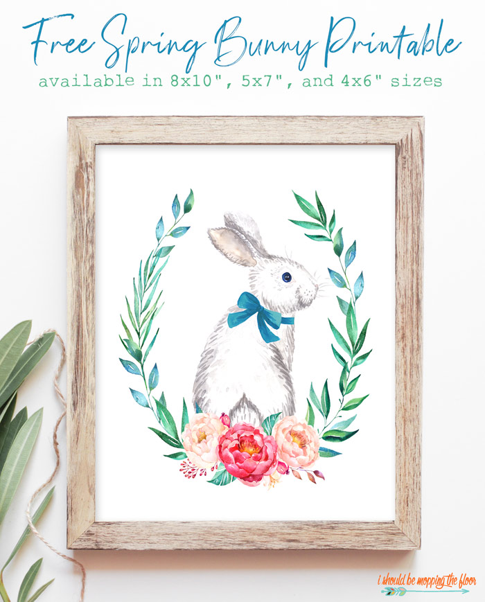 Spring Bunny Printable