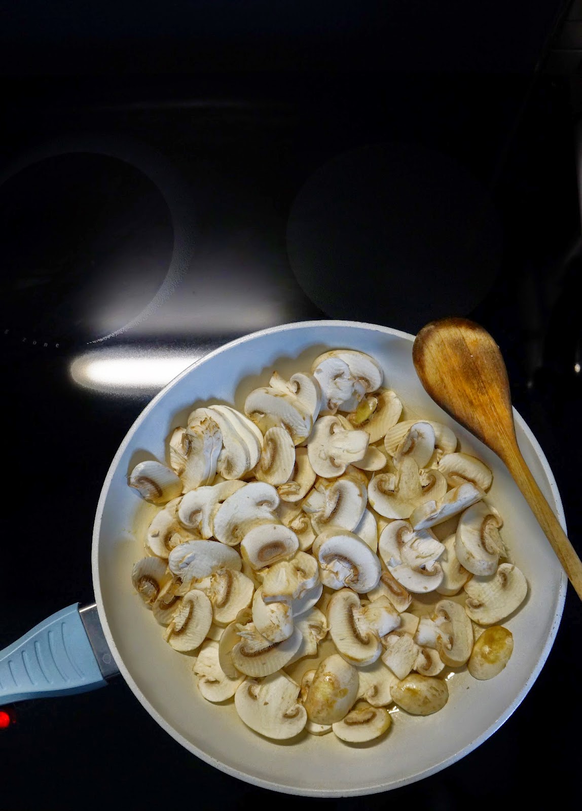 Mushroom and spinach pasta