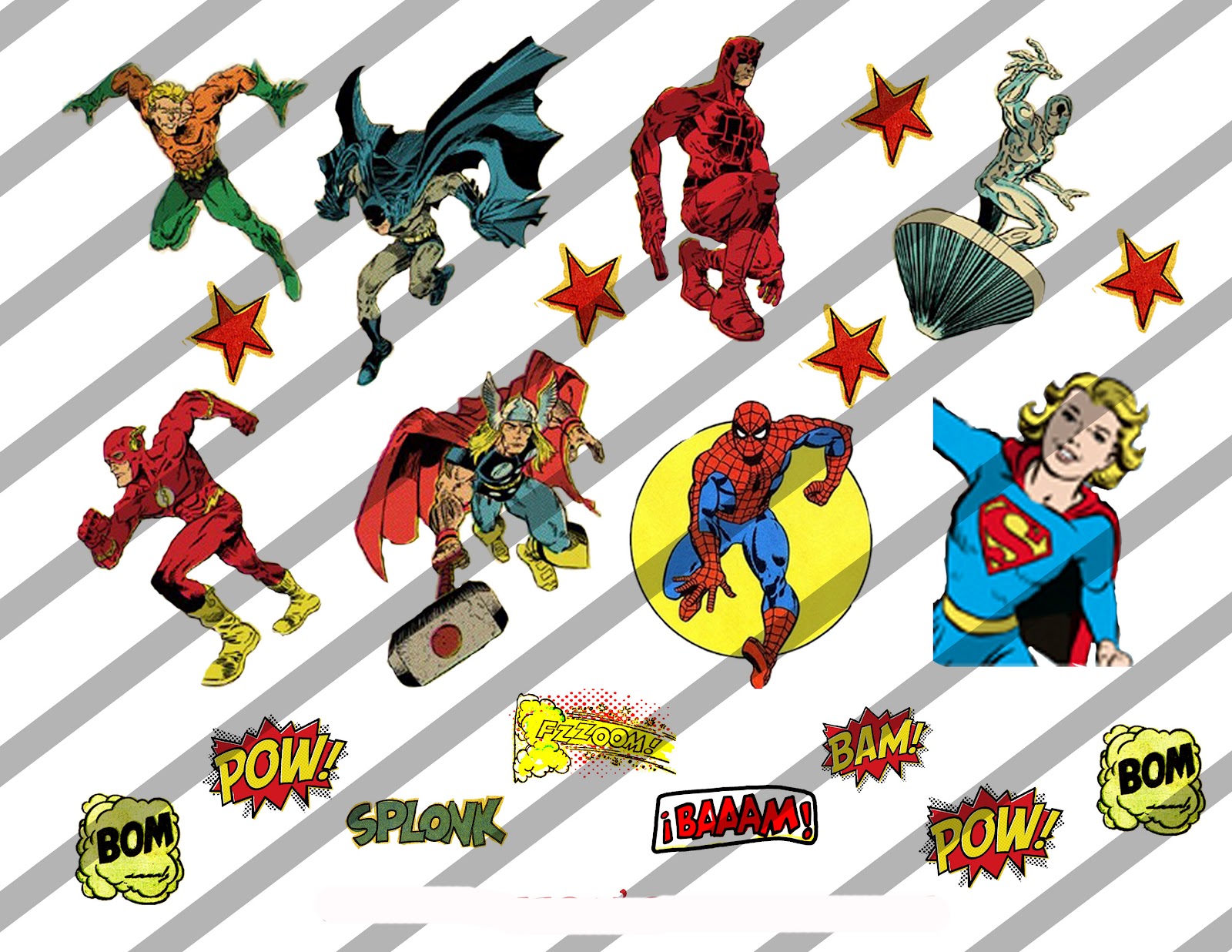 Super Hero Super Hero Sheets