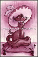 ANR-4104 Diva Kitty HAED artwork by Annie Rodrigue " ANR-4104 Diva Kitty