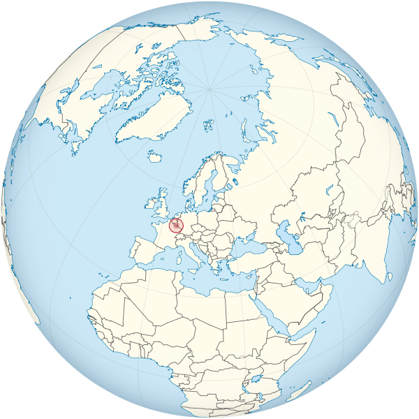 Letak Luksemburg