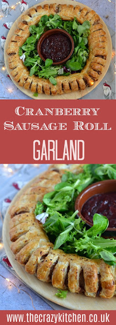 Cranberry Sausage Roll Garland