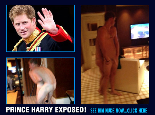 Provocative Wave for Men: Prince Harry Nude Billards