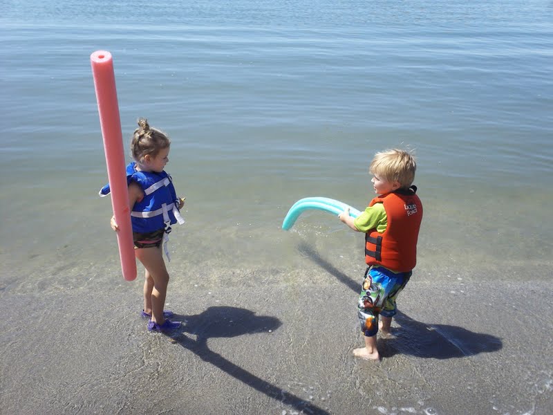 Two Camo Princesses and our Prince Charming Willard Bay Jet Skiing