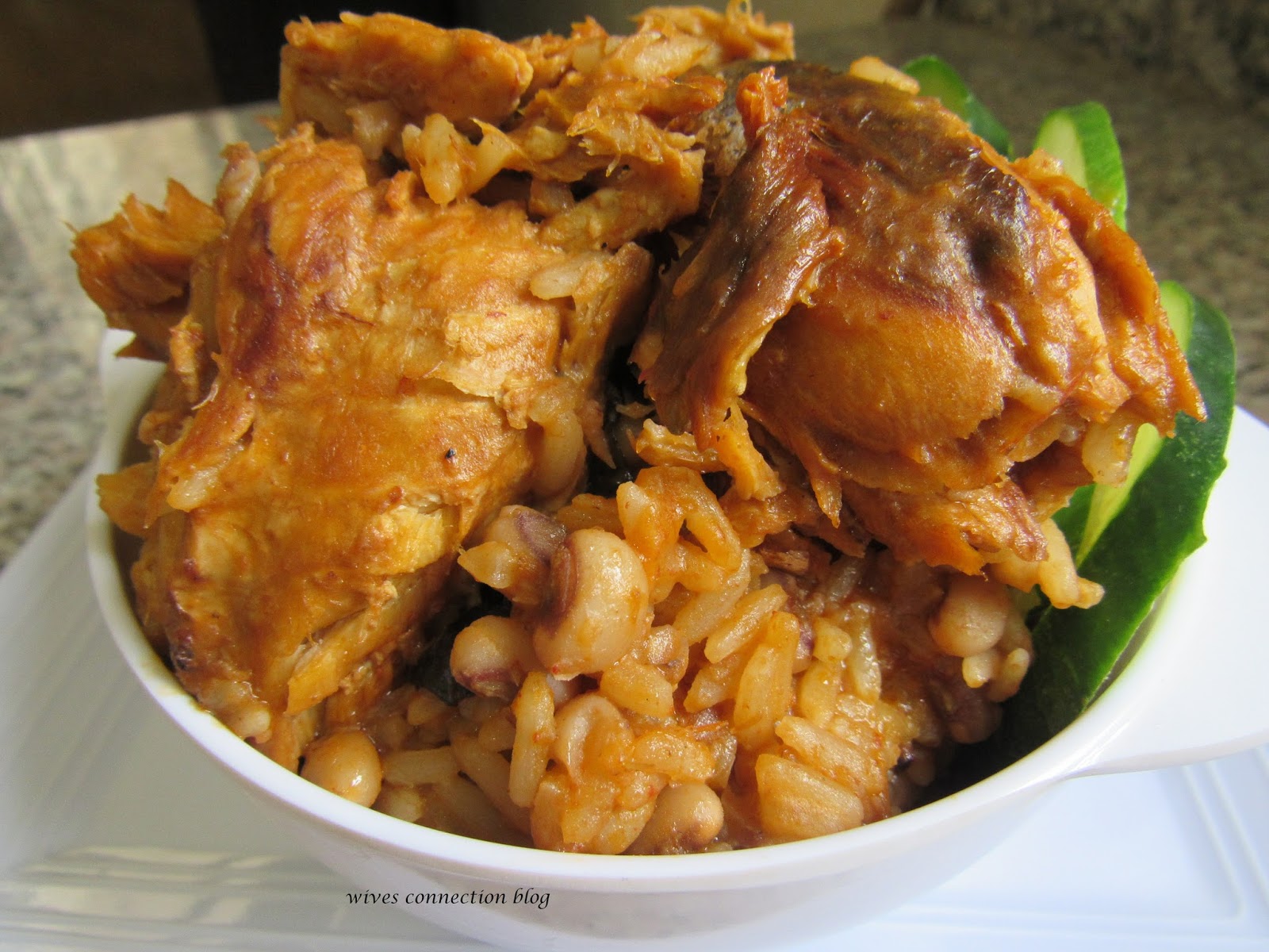 Nigerian coconut rice and beans