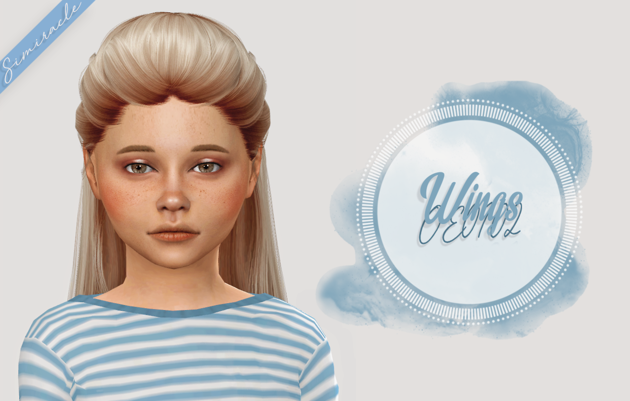 Blue Hair Mods for Sims 4 Toddlers - wide 5