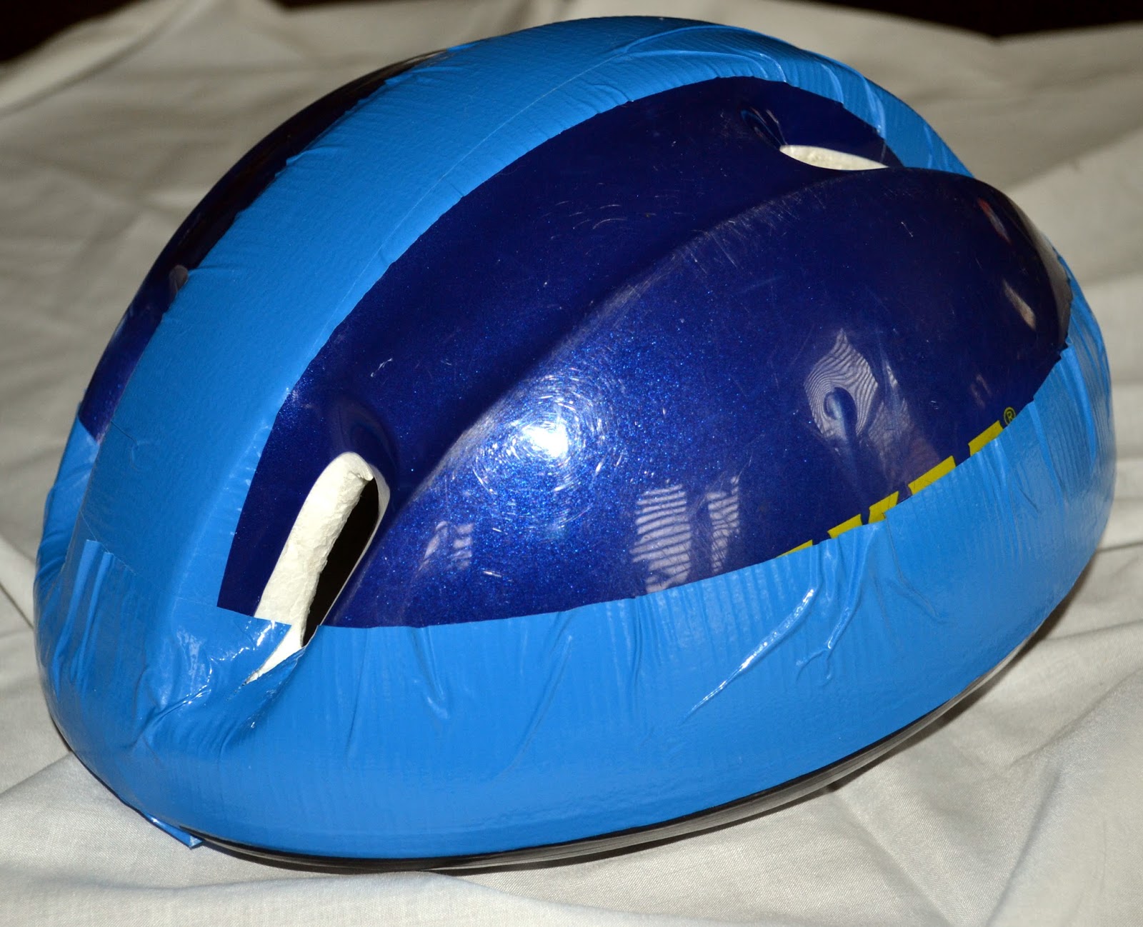 Duct tape helmet tutorial Rachel Test