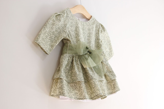 DIY patrones vestido niña volantes talla 3 a 8 años 