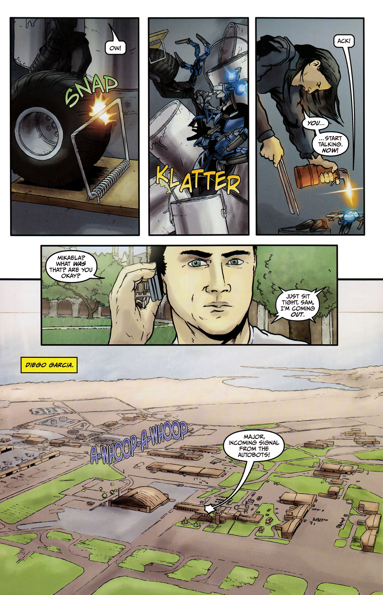 Read online Transformers: Revenge of the Fallen — Official Movie Adaptation comic -  Issue #2 - 9