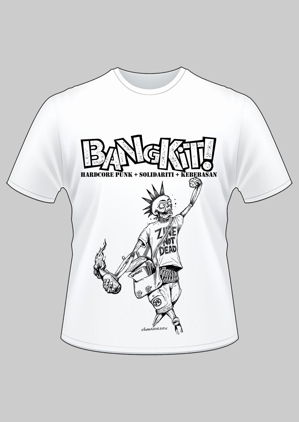 BANGKIT! “Zine Not Dead” T-SHIRT