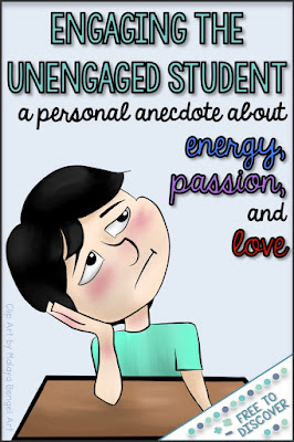 This week for Doc Running’s blog hop, we are sharing strategies for engaging the unengaged students in our classes.  I would like to share a personal story that still brings tears to my eyes when I recall the events of last spring.
