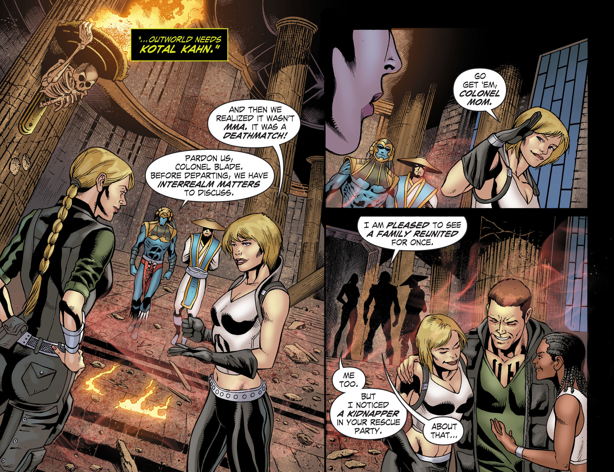 Read online Mortal Kombat X [I] comic -  Issue #33 - 16
