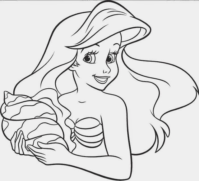 Ariel Little Mermaid coloring.filminspector.com