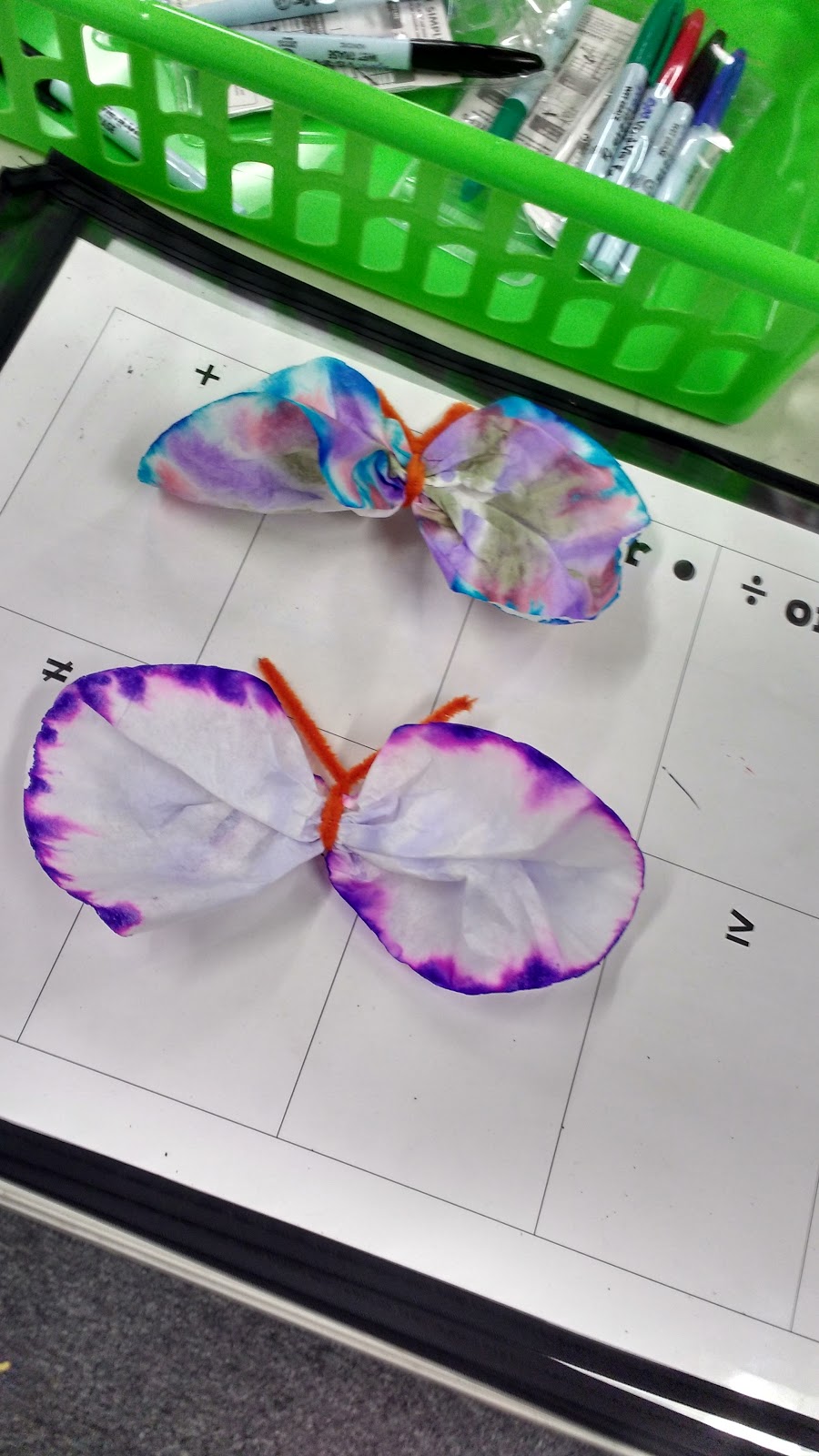 Math = Love Chromaflies Chromatography Butterflies Bulletin Board