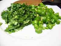 Chilis and Cilantro add to color and flavor!