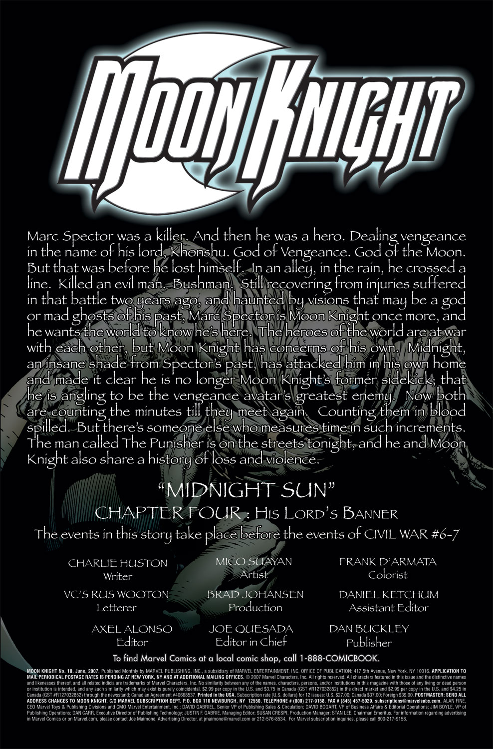 Moon Knight (2006) issue 10 - Page 2