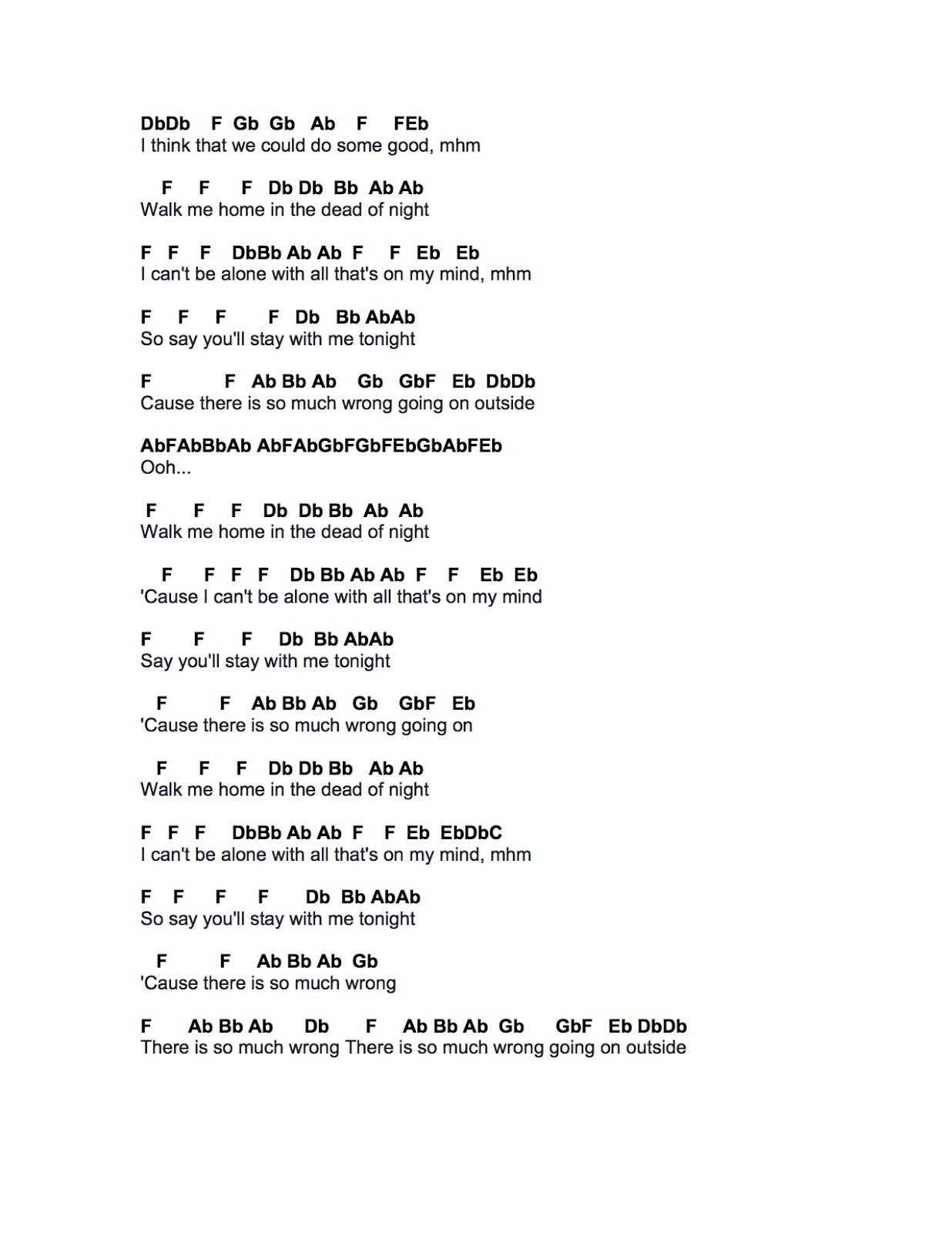 Flute Sheet Music Walk Me Home